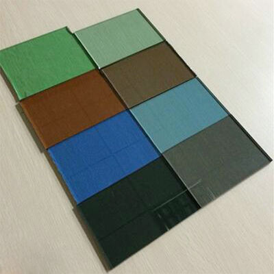Verde claro verde escuro azul escuro preto vidro temperado colorido vidro endurecido cortado ao tamanho 3mm 4mm 5mm 6mm 8mm 9mm 10mm 12mm 15mm 19mm vidro de janela temperado