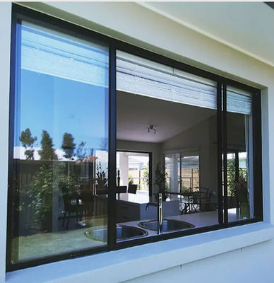 Alumínio Quadro Janela de Porta de Vidro Design Simples Para Janela de Casa Econômica