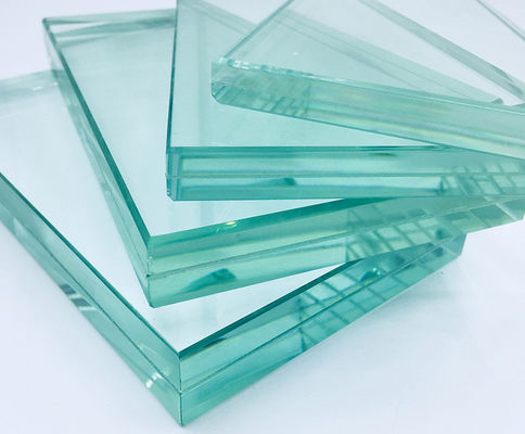 Vidro laminado temperado de 5 mm/10 mm para topos de móveis resistente a riscos e fácil de limpar