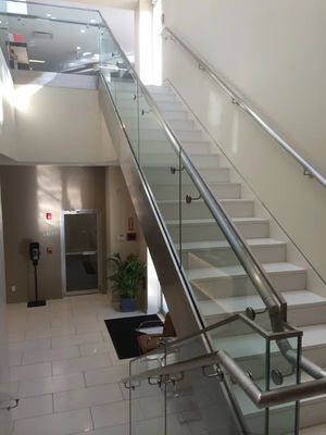 10/5+5 MM Vidro laminado temperado Utilização para vidro de escada com alças e acessórios relacionados