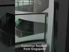 Edifícios de grande altura Segurança Retalho de vidro reforçado