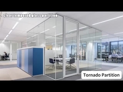 Vidro transparente congelado de vidro colorido divisória escritório casa