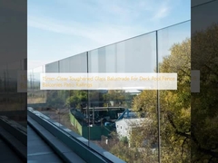 15 mm Barulhadas de vidro transparente para piscinas balcões balcões