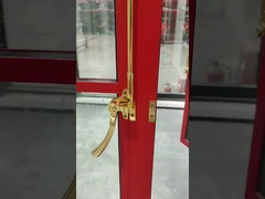 Janela de vidro em forma de arco personalizada com moldura de alumínio